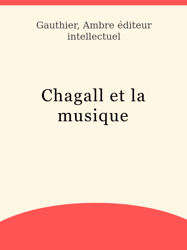 Chagall et la musique 